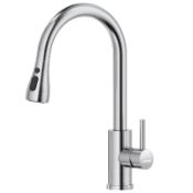 RRP £56.95 DAYONE Kitchen Mixer Tap with Pull Out Spray