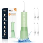 RRP £24.80 Mornwell Water Flosser Cordless 180mL Portable Oral Irrigator for Teeth