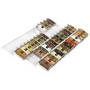 RRP £17.89 Lifewit Spice drawer Organiser Plastic Adjustable Storage Rack Tray