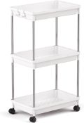 RRP £15.51 Lifewit 3-Tier Storage Trolley