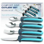 RRP £15.17 iMedic Easy Grip Cutlery for Adult