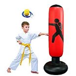 RRP £24.81 FOYOCER Punching Bag Kids Freestanding Boxing Bag Inflatable