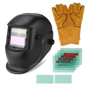 RRP £37.57 Welding Helmet Auto Darkening Solar Powered Welder