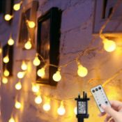 RRP £34.24 Globe String Lights