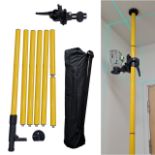 RRP £45.65 TOPWAY Laser Level Telescoping Pole 4.2M Floor to Ceiling Laser Pole