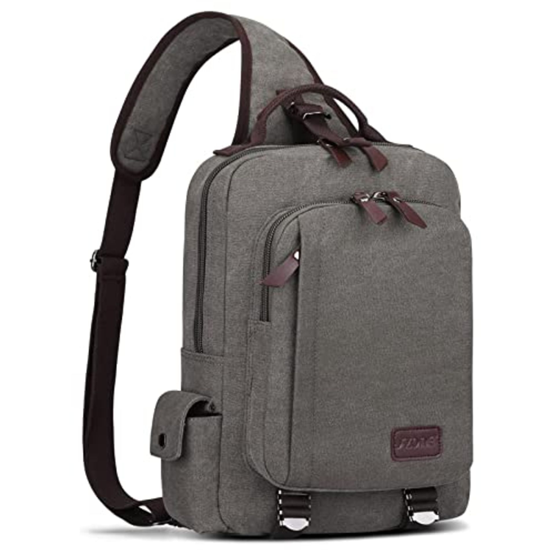 RRP £31.84 S-ZONE 13 Inch Laptop Shoulder Backpack Messenger Single - Image 2 of 4