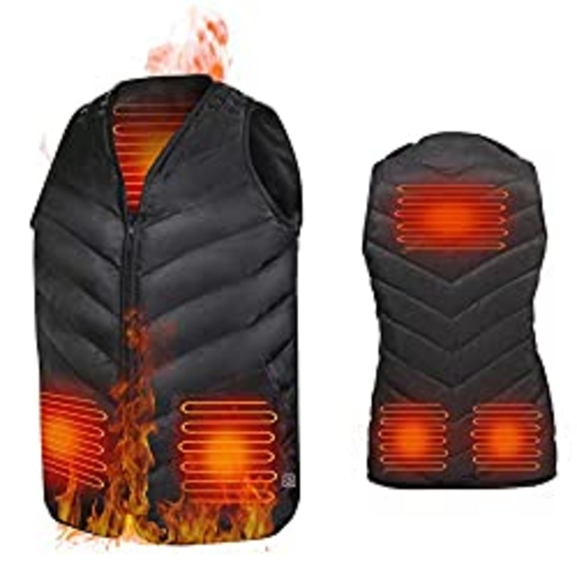 RRP £28.91 kacai Electric Heated Vest Waterproof Heating Vest for Men and Women