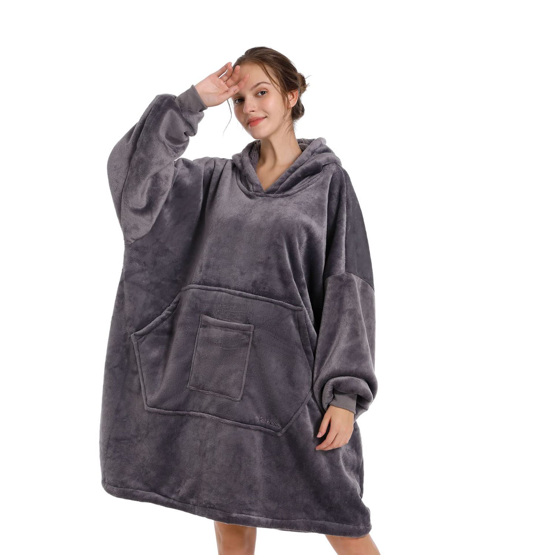 RRP £27.39 REDESS Blanket Hoodie Sweatshirt - Image 2 of 4
