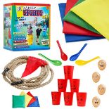 RRP £26.13 Outdoor Games for Kids and Adults 6 in 1 or 3 in 1