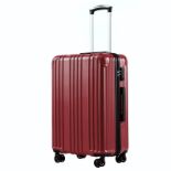 RRP £79.90 COOLIFE Hard Shell Suitcase Rolling Suitcase Travel