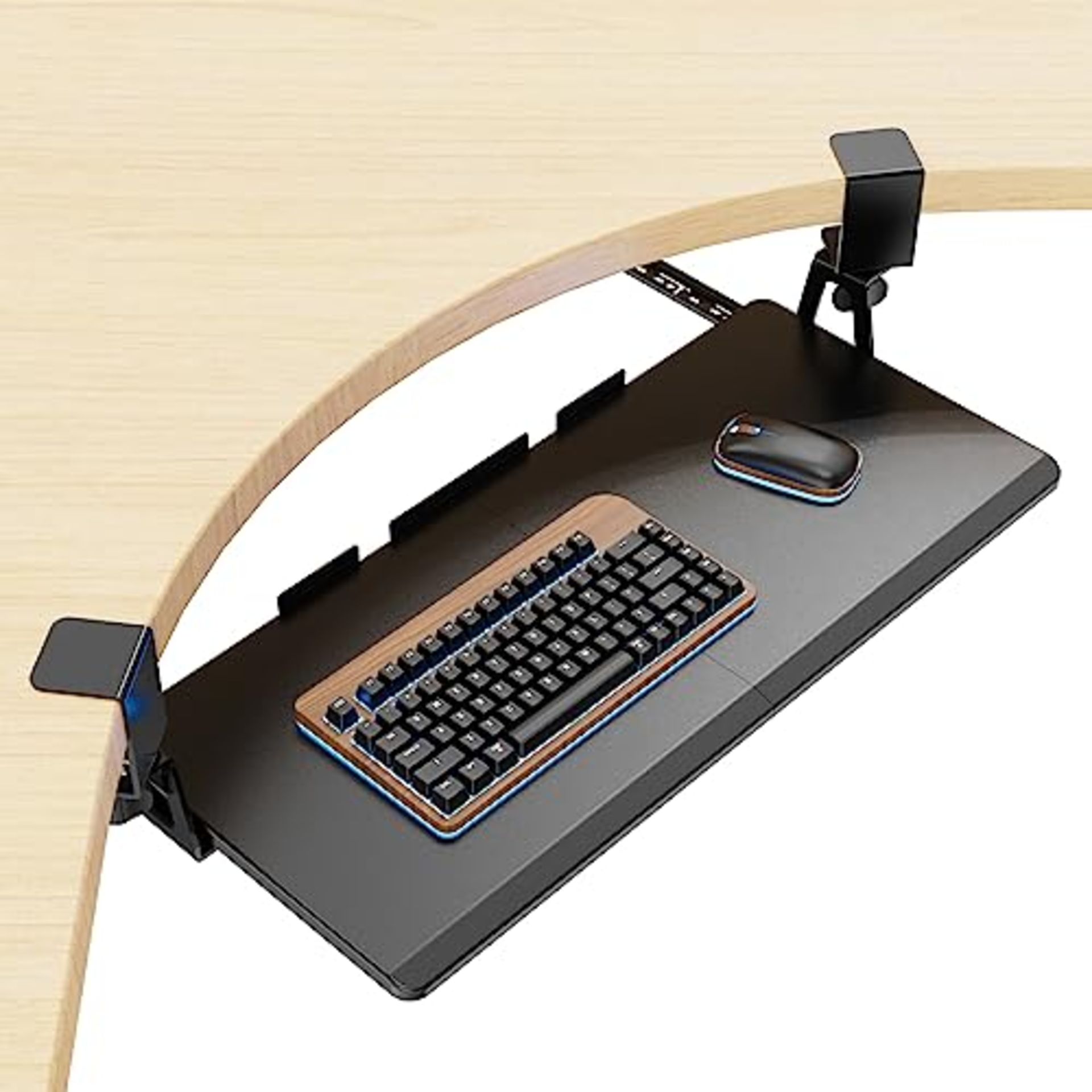RRP £53.64 PUTORSEN Under Desk Keyboard Tray - Image 2 of 4