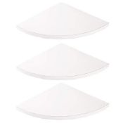 RRP £22.32 Suwimut Set of 3 Corner Mounting Shelf