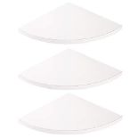 RRP £22.32 Suwimut Set of 3 Corner Mounting Shelf