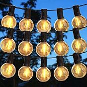 RRP £56.55 DSLebeen Festoon Lights 100ft LED String Lights Mains