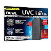 RRP £60.58 Fluval UVC Clarifier for Aquariums, UVC Clarifier with CCFL Lamp Technology