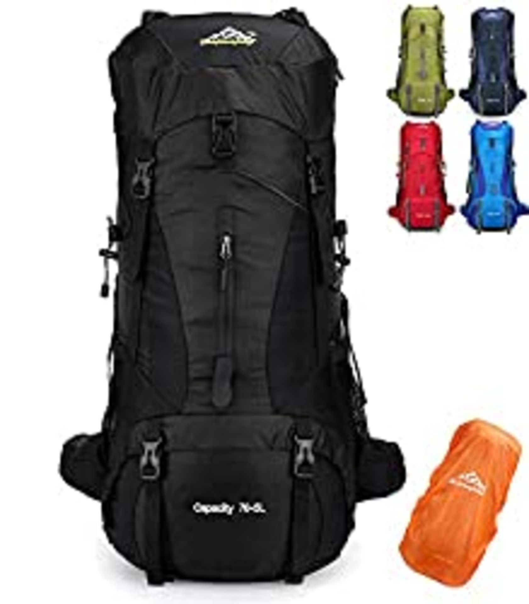 RRP £57.83 Doshwin 70L Large Backpack Camping Trekking Hiking - Image 2 of 3