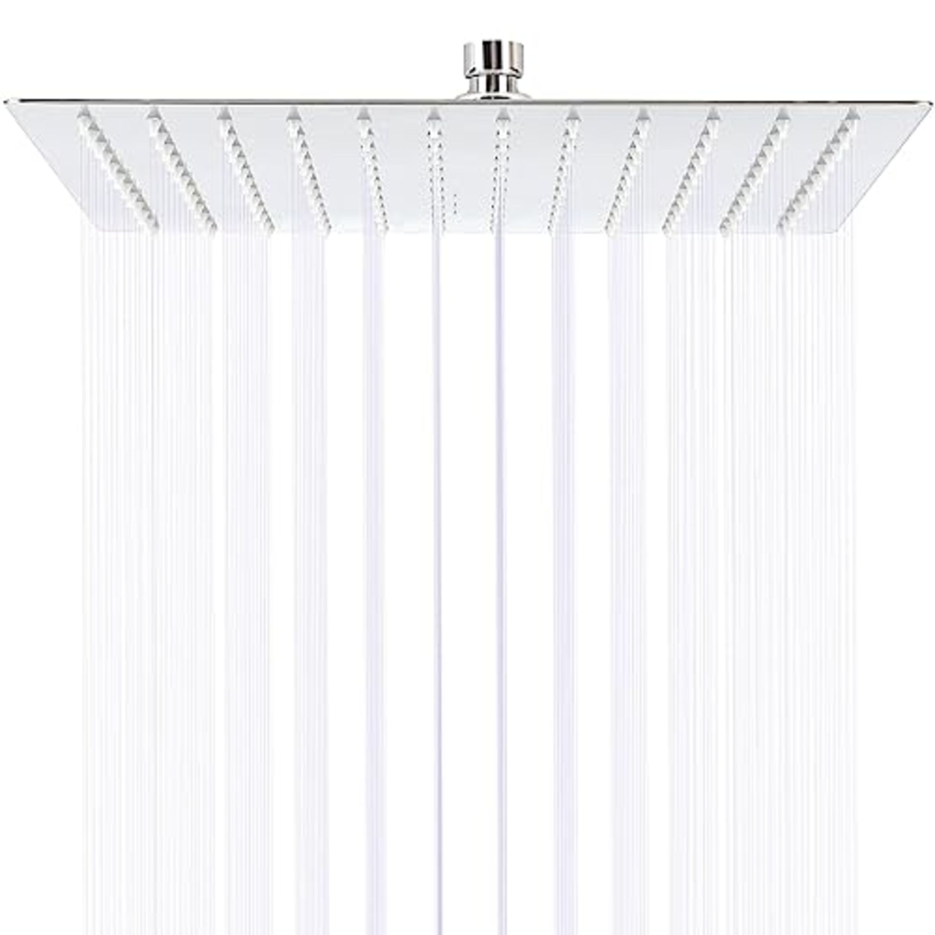 RRP £23.96 12 Inch Rainfall Shower Head Square Fixed Shower Head