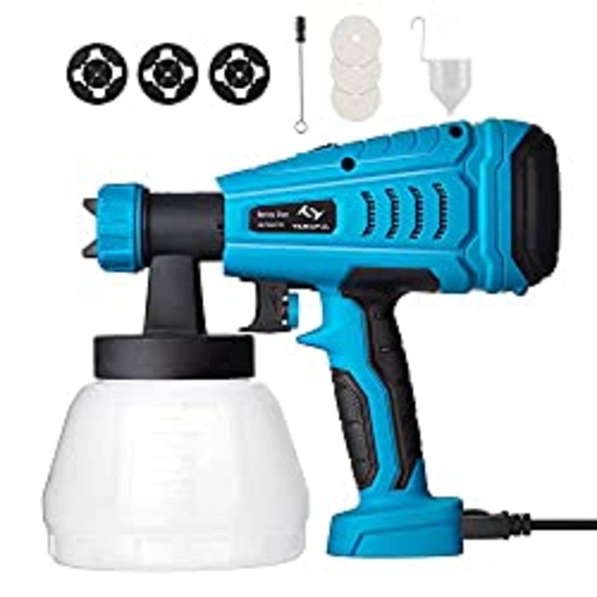 RRP £41.72 Paint Sprayer 550W Tilswall HVLP Electric Paint Spray - Image 2 of 3