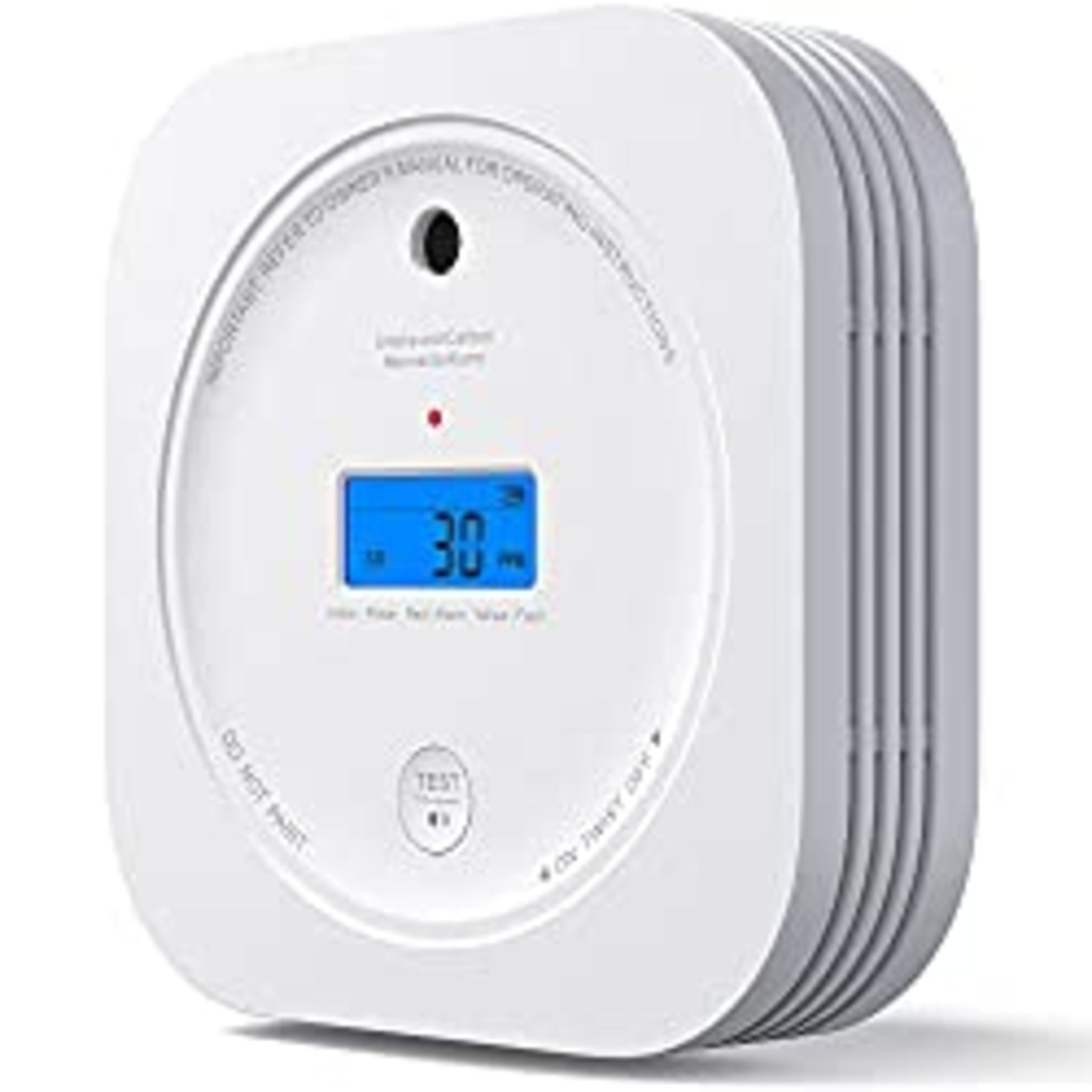 RRP £22.82 Smoke & Carbon Monoxide Alarm with Digital LCD Display - Image 2 of 3