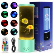 RRP £14.82 AONESY Jellyfish Lamp Jelly Fish Light Lamp Colour