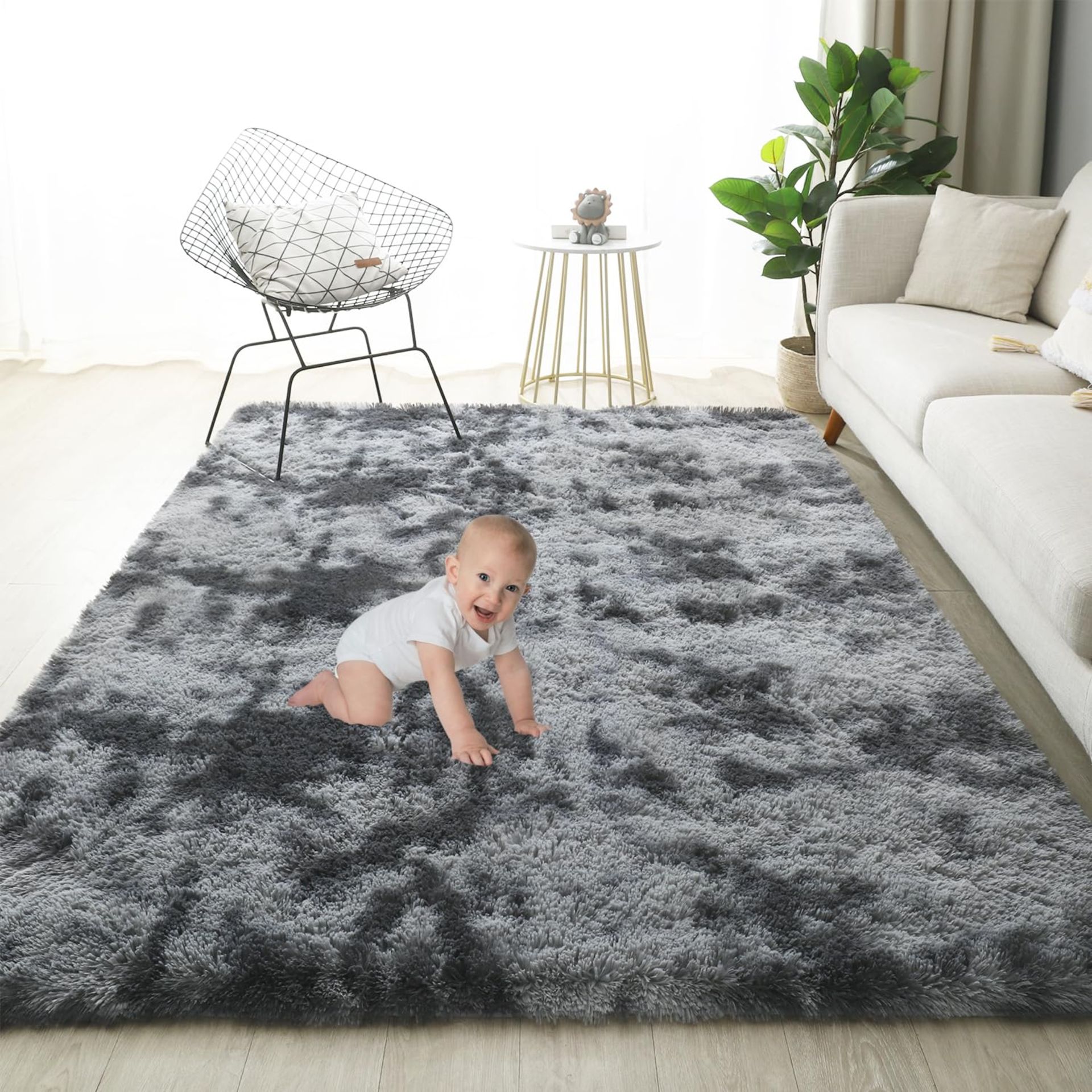 RRP £61.47 Gsogcax 1.5 cm thick Rugs for Living Room 160x230cm - Image 2 of 5