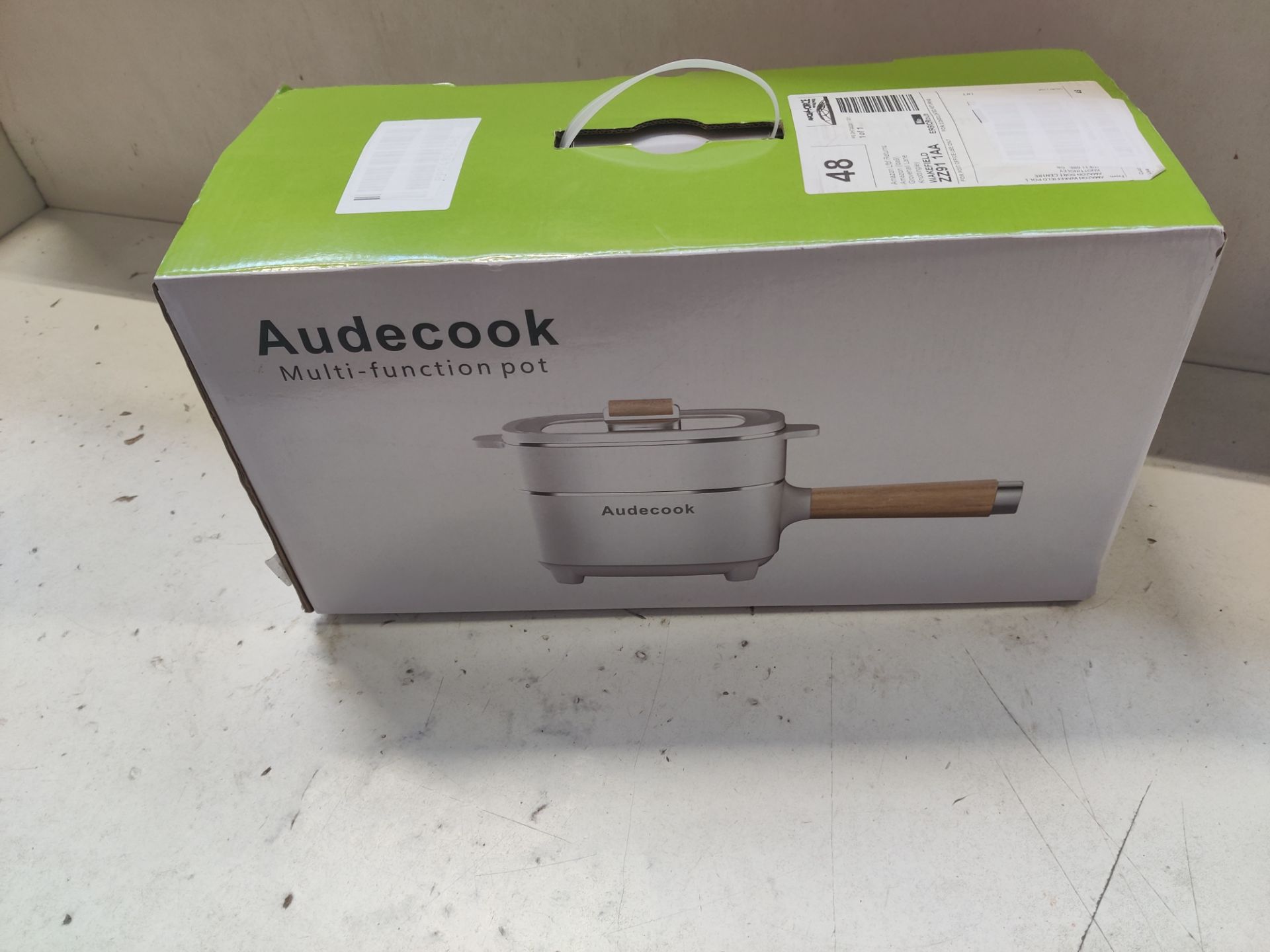 RRP £43.40 Audecook Electric Hot Pot with Steamer 2L - Image 3 of 4