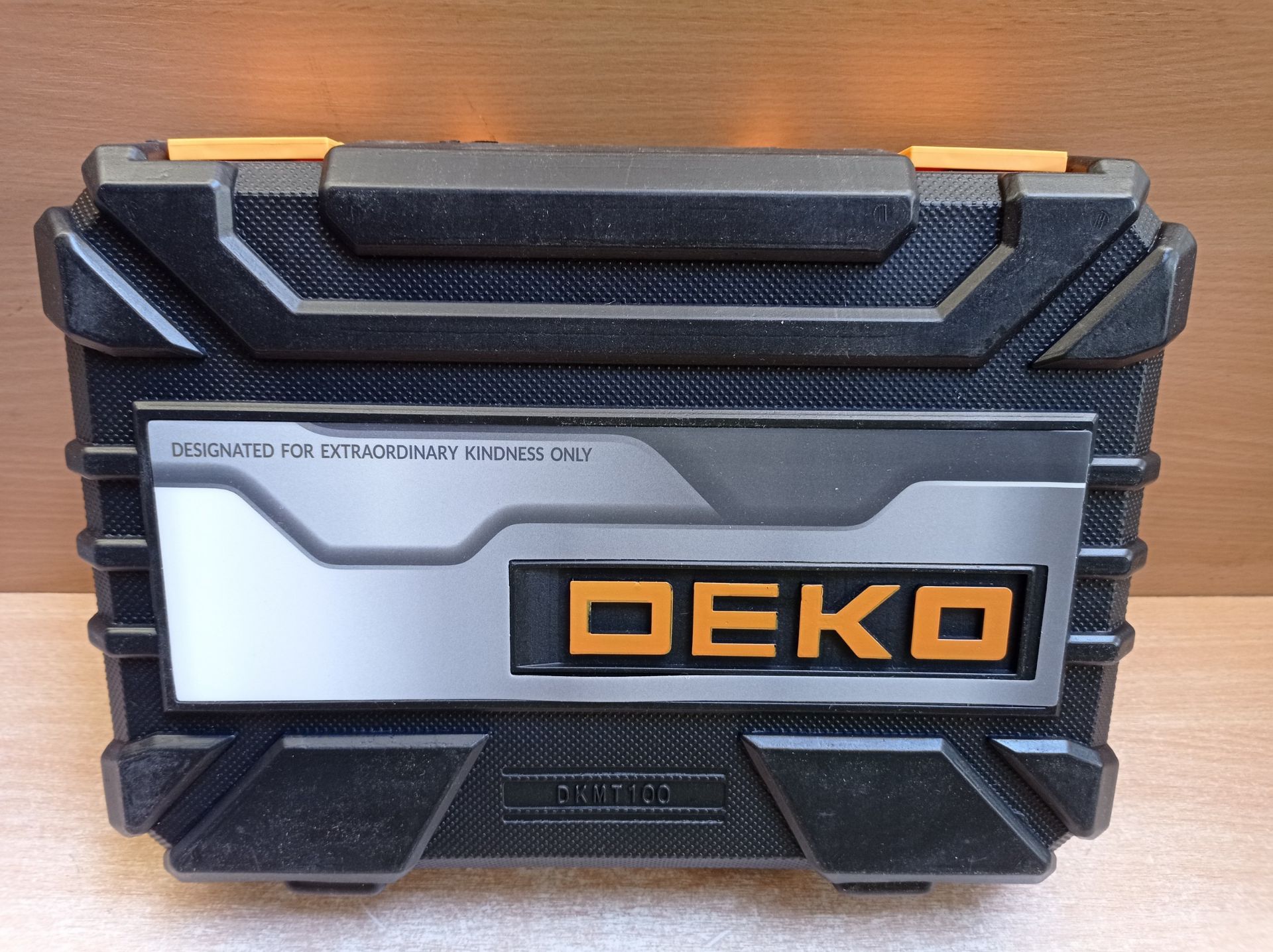 RRP £45.65 DEKO Tool Kit Set Box Home Repair DIY Tools Basic Hand - Image 2 of 2