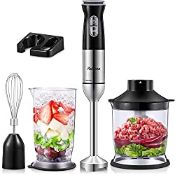 RRP £38.80 5 in 1 Stick Hand Blender Set for Kitchen