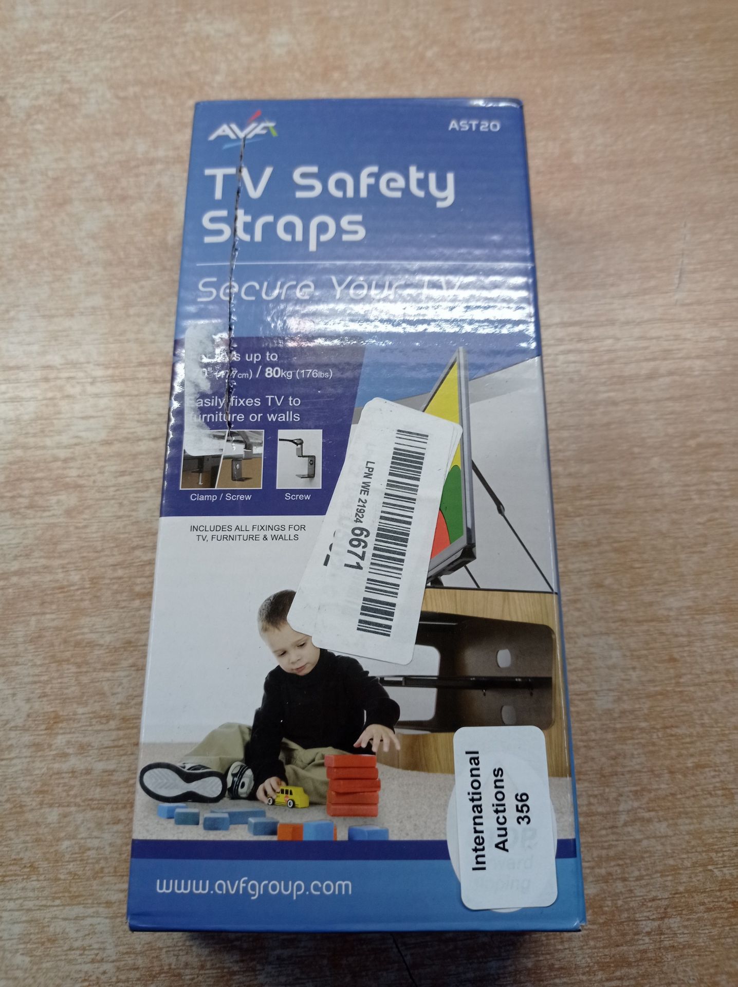 RRP £11.15 Mahara Premium Universal TV Straps Child Safety - Image 2 of 2