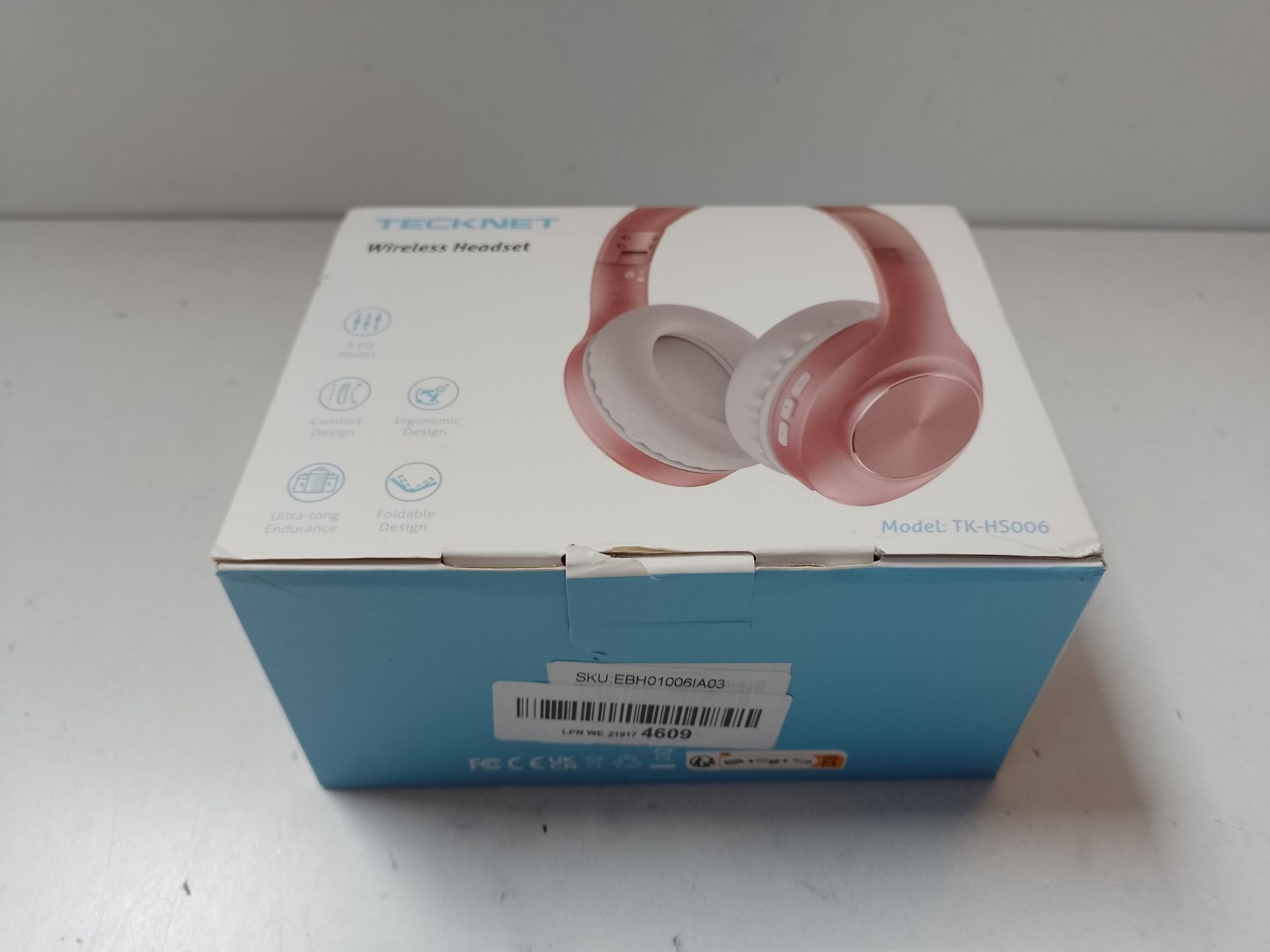 RRP £19.40 TECKNET Bluetooth Headphones Over Ear - Image 2 of 2