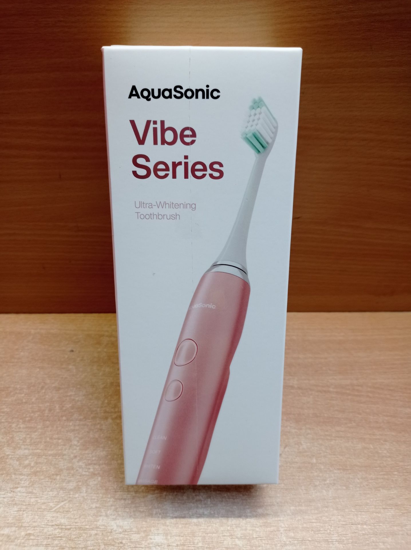 RRP £45.61 Aquasonic Vibe Series Ultra Whitening Toothbrush ADA - Image 2 of 2
