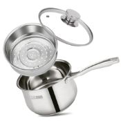 RRP £37.66 DERUI CREATION Stainless Steel Saucepan 16cm | 1.5