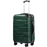RRP £94.75 COOLIFE Hard Shell Suitcase with TSA Lock and 4 Spinner