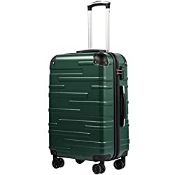 RRP £94.75 COOLIFE Hard Shell Suitcase with TSA Lock and 4 Spinner