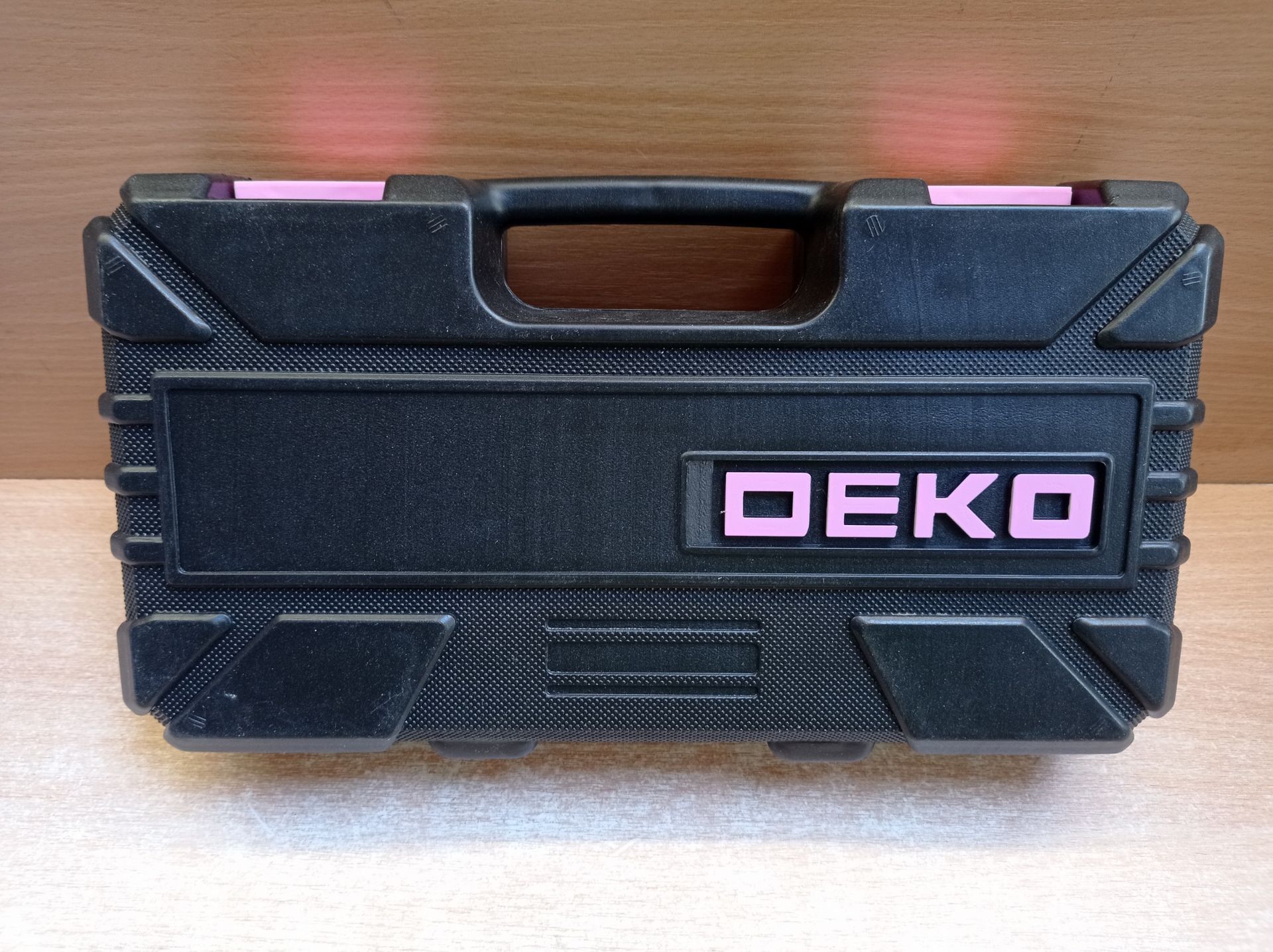 RRP £22.82 Pink Tool Kit DEKO Tool Set - Image 2 of 2
