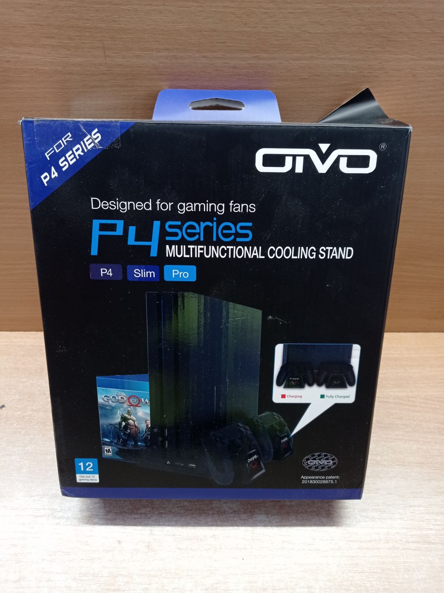 RRP £29.21 OIVO PS4 Stand with PS4 Cooling Fan Cooler for Playstation 4/PS4 Slim/PS4 Pro - Image 2 of 2
