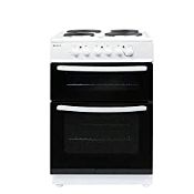 RRP £336.77 Haden Electric Cooker 60cm Freestanding 4 Solid Plate Rings