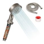 RRP £15.45 HIVEHICLE Rainfall Shower Head High Pressure 5-Setting