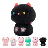 RRP £14.82 Mewaii 14'' Soft Cat Mushroom Plushie Stuffed Animal Plush Pillow Squishy Toy