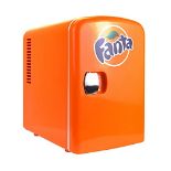 RRP £45.65 Koolatron Fanta Mini Fridge for Bedrooms| 4L 6 Can