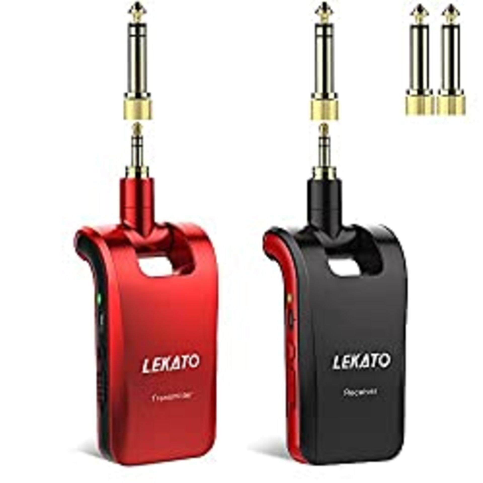 RRP £50.69 LEKATO 2.4Ghz Stereo Wireless Guitar System with 1/4
