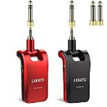RRP £50.69 LEKATO 2.4Ghz Stereo Wireless Guitar System with 1/4
