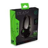 RRP £11.36 STEALTH C6-50 Stereo Gaming Headset - Green