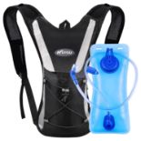 RRP £22.82 hydration backpack (Black)