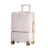 RRP £127.96 GinzaTravel Carry-on Suitcase with Front Laptop Compartment