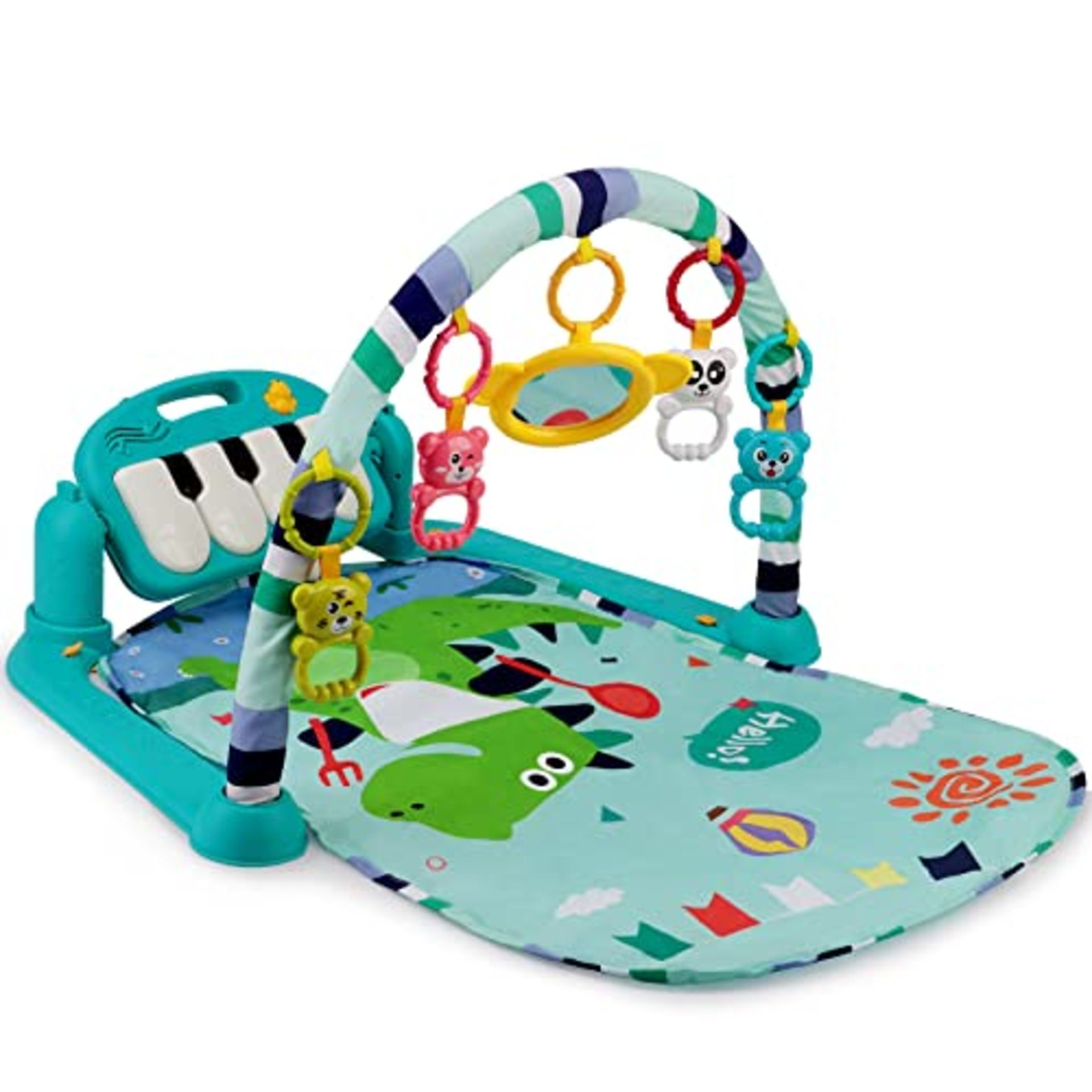 RRP £35.35 Amybenton Baby Piano Gym and Play Gym Mat for Floor with Music and Lights
