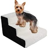RRP £28.52 pet prime Dog Steps with Washable & Zippered Cover Removable