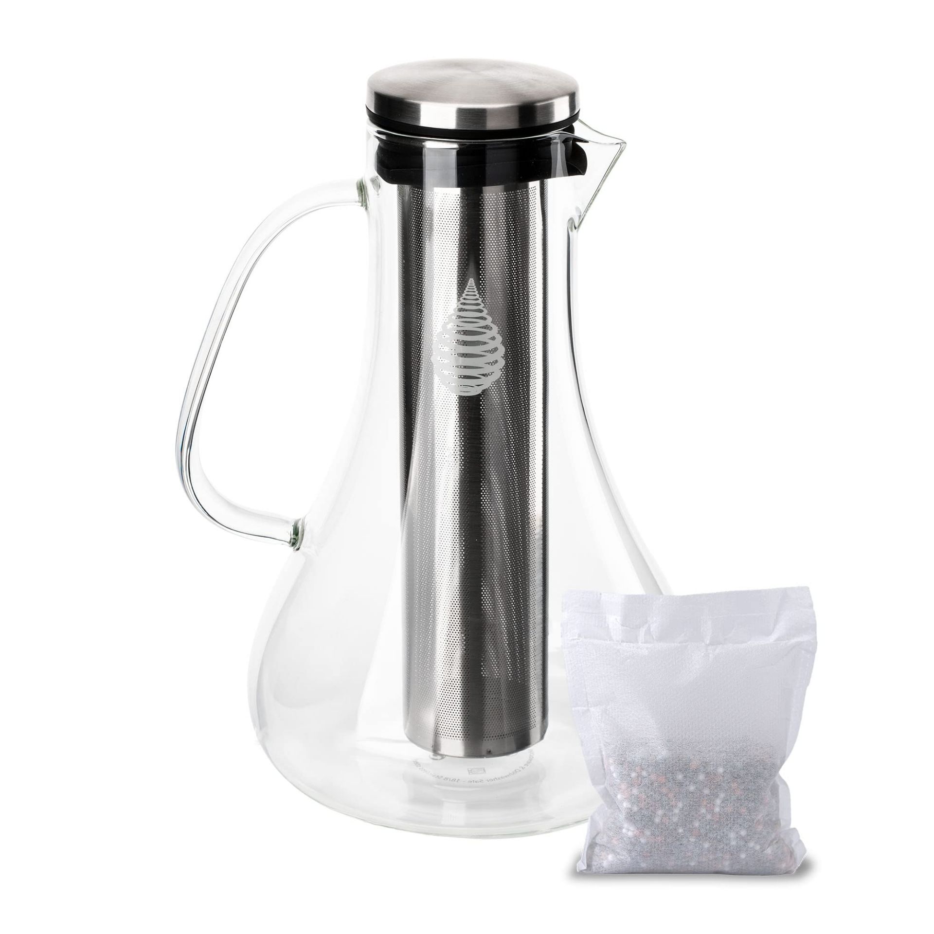 RRP £50.90 pH Replenish Glass Alkaline Water Pitcher