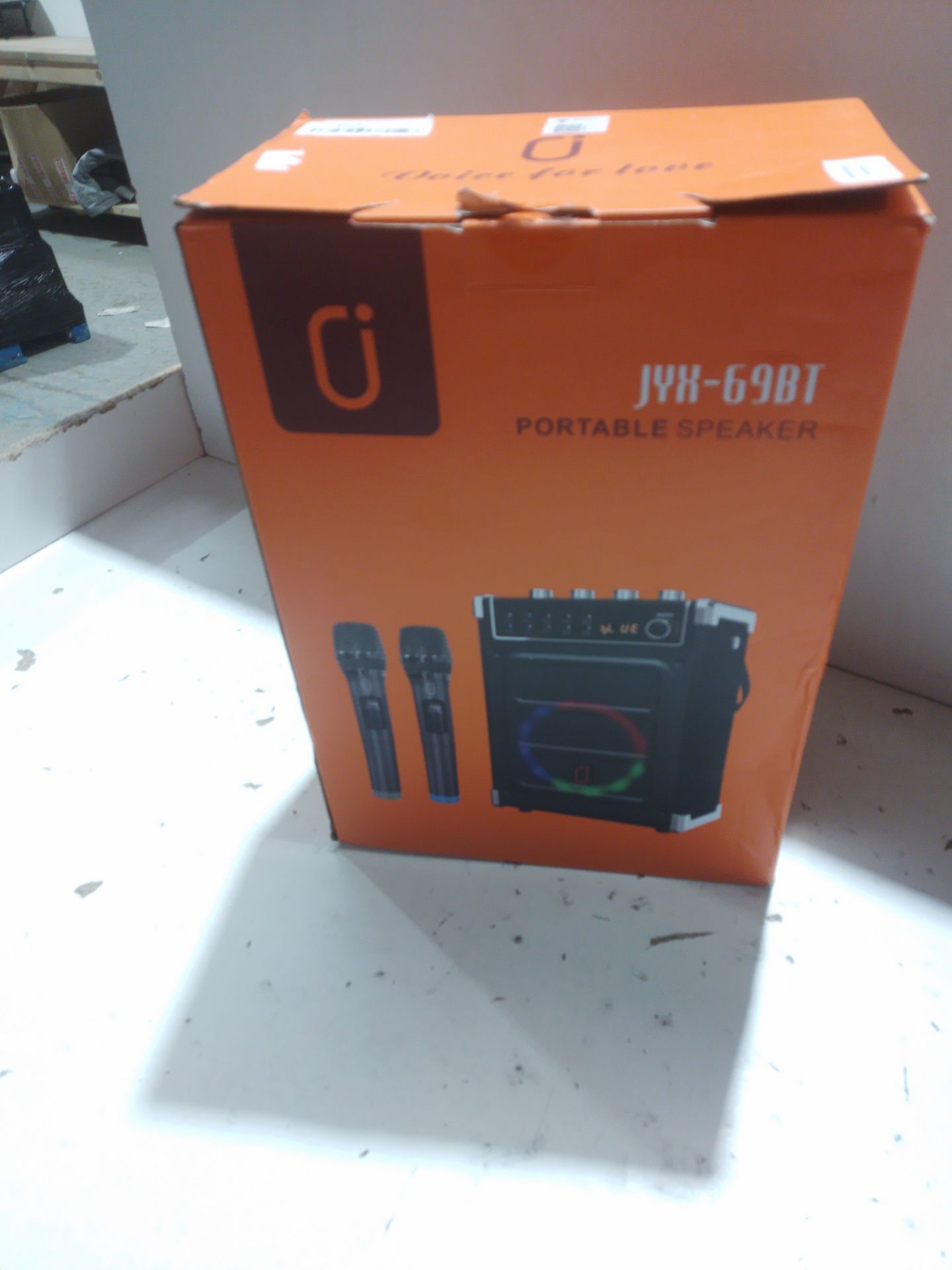 RRP £146.71 JYX Karaoke Machine with 2 UHF Wireless Microphones - Image 2 of 2