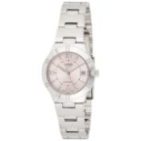 RRP £39.95 Casio Women's LTP1241D-4A Silver Stainless-Steel Quartz Watch with Pink Dial